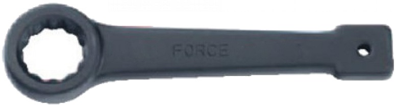 Прямой ударный накидной ключ Force 79352, 52 мм