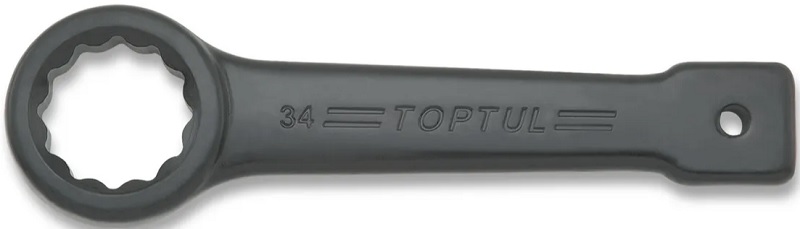 Ключ ударно-силовой накидной упорный Toptul AAARA0A0, 100 мм