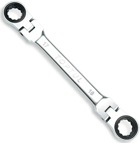 Ключ накидной с трещотками PRO SERIES Toptul AOAG1618, 16х18 мм