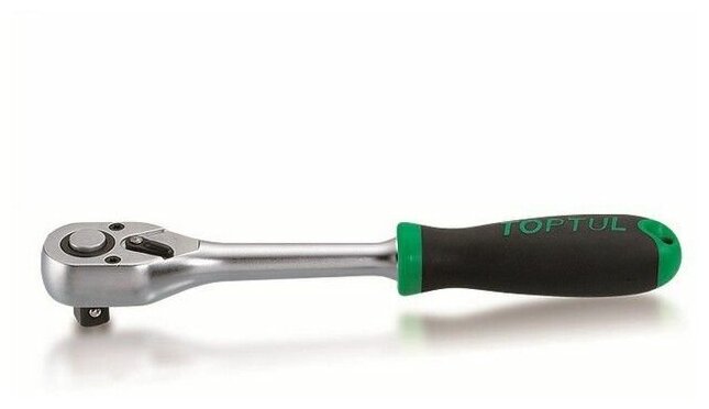 Трещотка с резиновой ручкой Toptul CJBM0815 1/4 (145 мм, 72 зуба)
