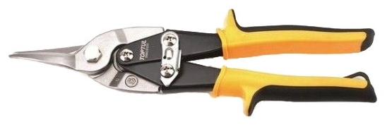 Ножницы по металлу TOPTUL SBAC0325 (прямой рез, длина режущей части - 35 мм, общая длина - 250 мм)