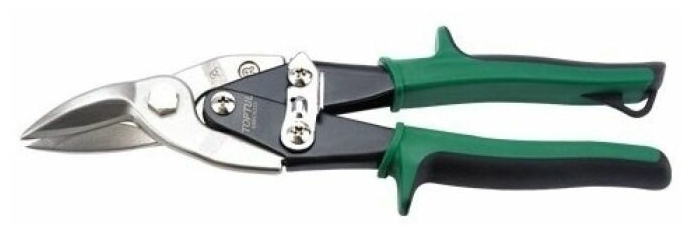 Ножницы по металлу TOPTUL SBAC0225 (правый рез, длина режущей части - 35 мм, общая длина - 248 мм)