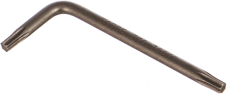 Г-образный ключ Torx Force серия 766 (Размер - Т10, длина - 21/81 мм (force 76610))