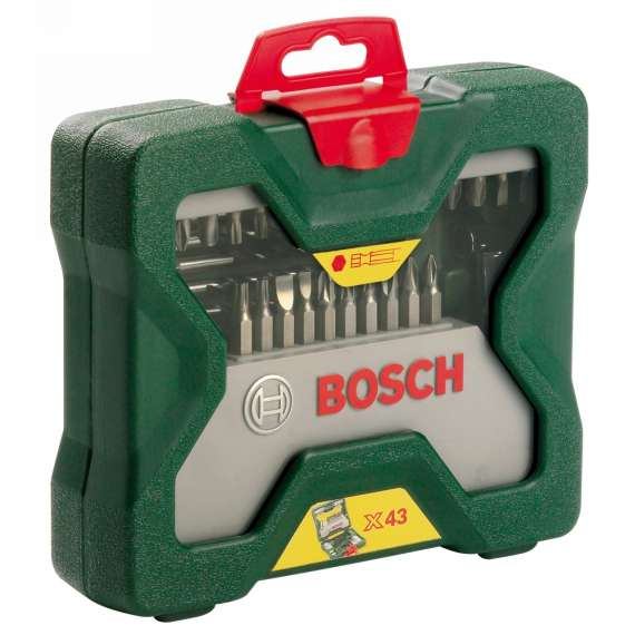 Набор бит и сверел X-line 43 Bosch 2607019613, 43 предмета