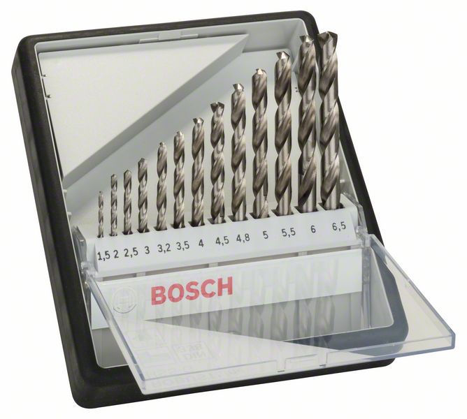 Набор сверл по металлу Robust Line Bosch 2607010538, 13 штук