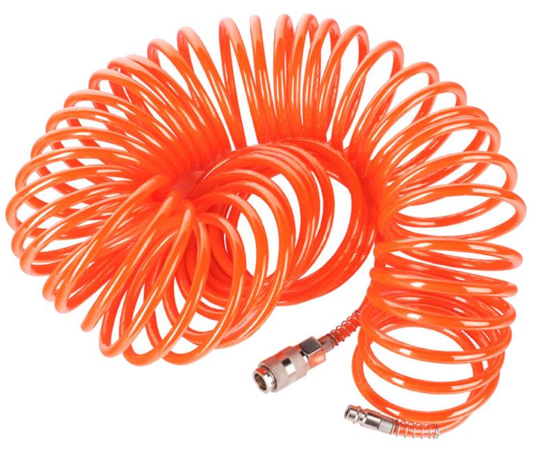 Шланг спиральный полиуретановый Patriot PU 15 830901045, оранжевый (15 м, 6х8 мм, 10 бар)