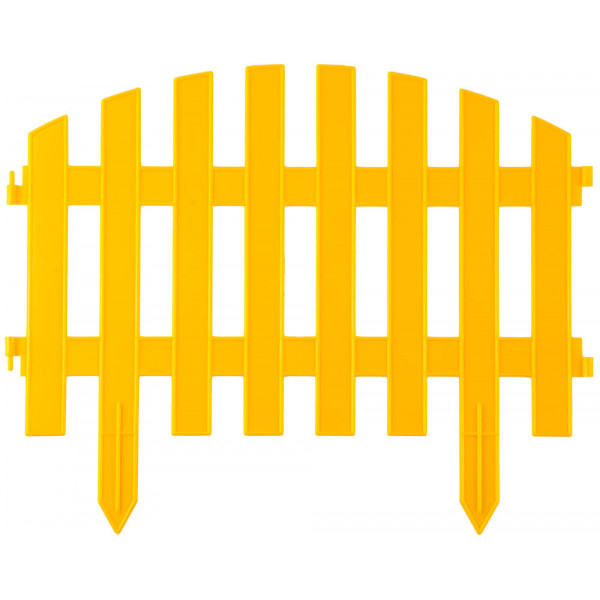 Забор декоративный GRINDA 422203-Y АР ДЕКО, желтый, 28x300 см