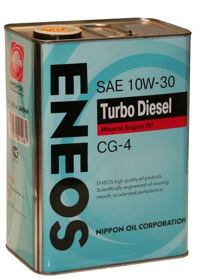Моторное масло Eneos TURBO DIESEL CG-4 10W-30 6 л