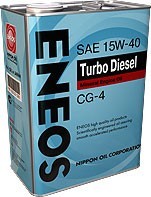 Моторное масло Eneos TURBO DIESEL CG-4 15W-40 0.946 л