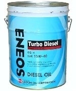 Моторное масло Eneos TURBO DIESEL CG-4 15W-40 20 л