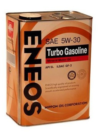 Моторное масло Eneos Super Gasoline SM 5W-30 4 л