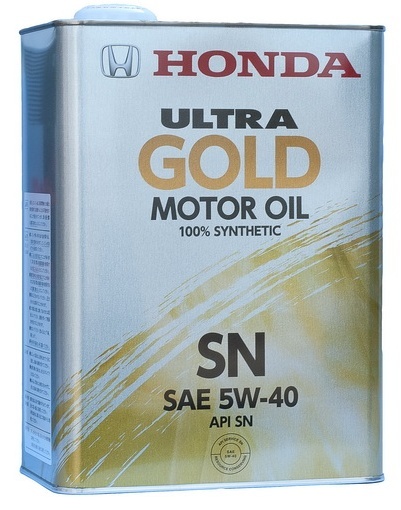 Моторное масло Honda 08220-99974 Ultra Gold-SN 5W-40 4 л