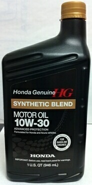 Моторное масло Honda 08798-9035 Synthetic Blend 10W-30 1 л