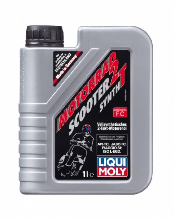 Моторное масло Liqui Moly 1053 Motorrad Scooter 2T Synth  1 л