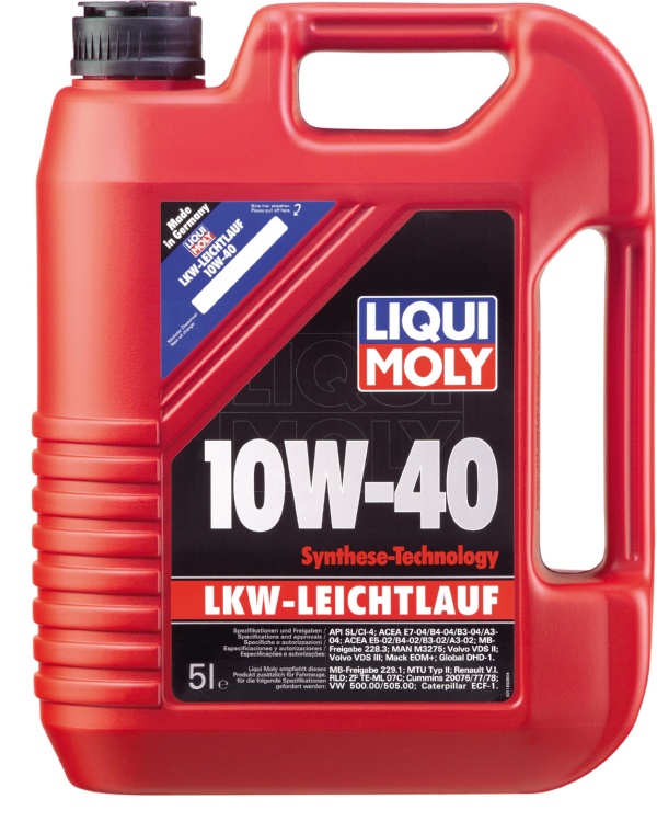 Моторное масло Liqui Moly 1185 LKW-Leichtlauf-Motoroil Basic 10W-40 5 л