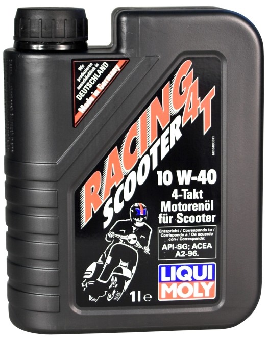 Моторное масло Liqui Moly 1618 Racing Scooter 4T 10W-40 1 л
