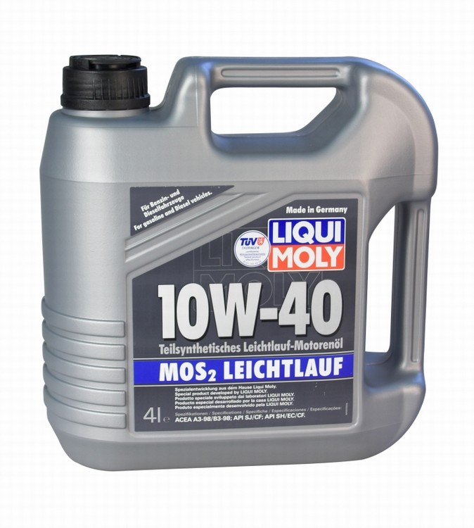 Моторное масло Liqui Moly 1917 MoS2 Leichtlauf 10W-40 4 л