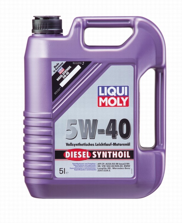 Моторное масло Liqui Moly 1927 Diesel Synthoil 5W-40 5 л