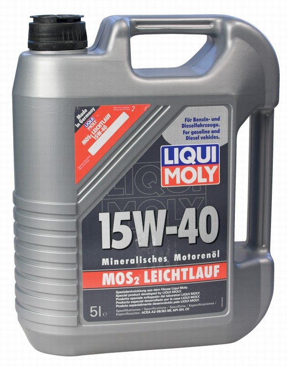Моторное масло Liqui Moly 1933 MoS2 Leichtlauf 15W-40 5 л