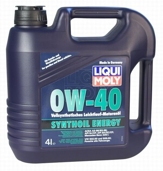 Моторное масло Liqui Moly 7536 Synthoil Energy 0W-40 4 л