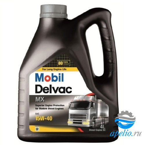 Моторное масло Mobil 148370 Delvac MX 15W-40 4 л