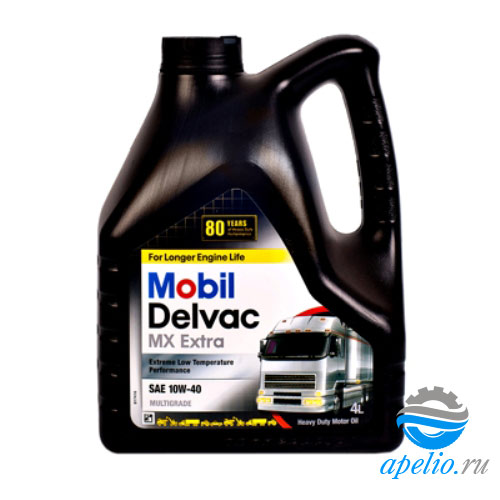 Моторное масло Mobil 150432 Delvac MX Extra 10W-40 4 л