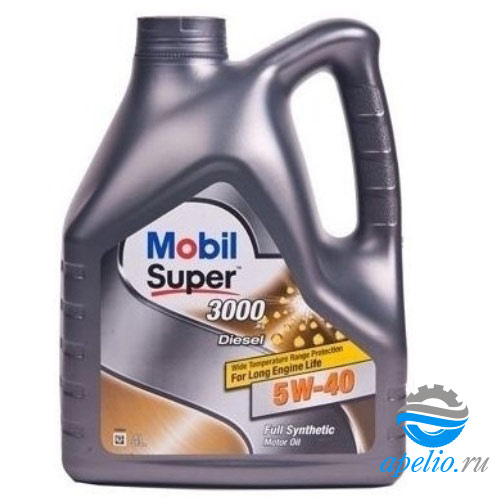 Моторное масло Mobil 152062 Super 3000 X1 Diesel 5W-40 4 л
