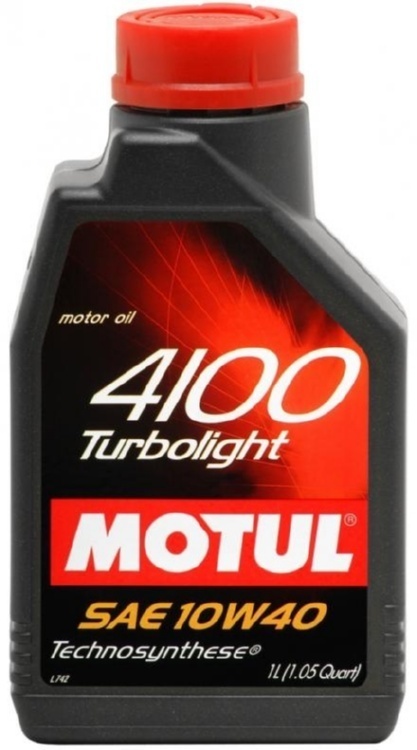 Моторное масло Motul 100348 4100 TURBOLIGHT 10W-40 1 л