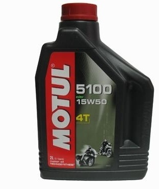 Моторное масло Motul 101405 5100 ESTER 4T 15W-50 2 л