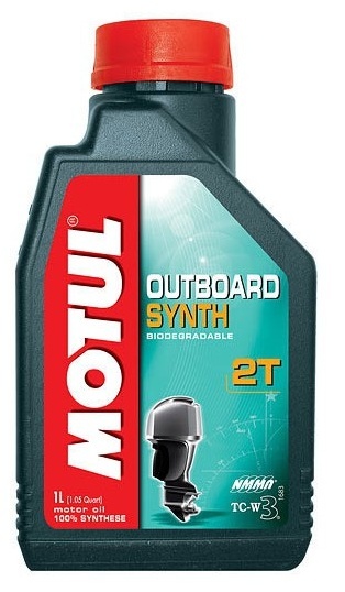 Моторное масло Motul 101722 Outboard SYNTH 2T  1 л