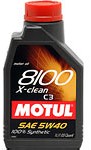 Моторное масло Motul 102050 8100 X-clean 5W-40 1 л