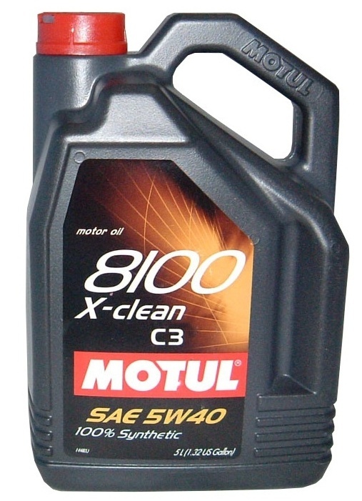 Моторное масло Motul 102051 8100 X-clean 5W-40 5 л