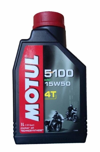 Моторное масло Motul 102779 5100 ESTER 4T 15W-50 1 л