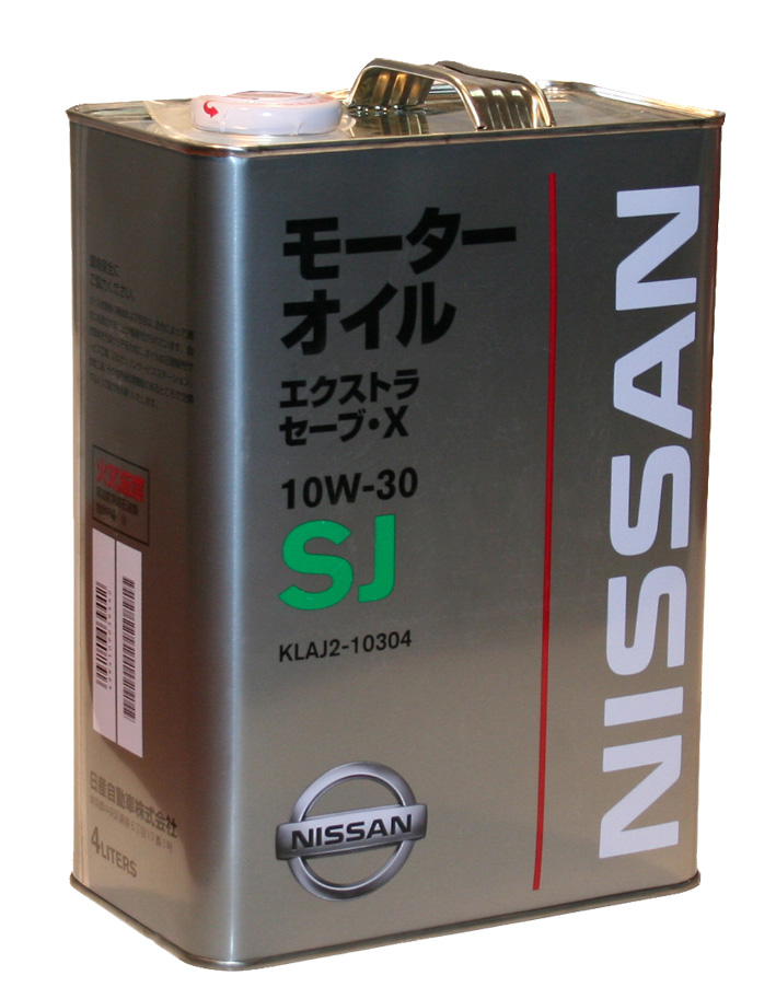 Моторное масло Nissan KLAJ2-10304 Extra Save-X 10W-30 4 л