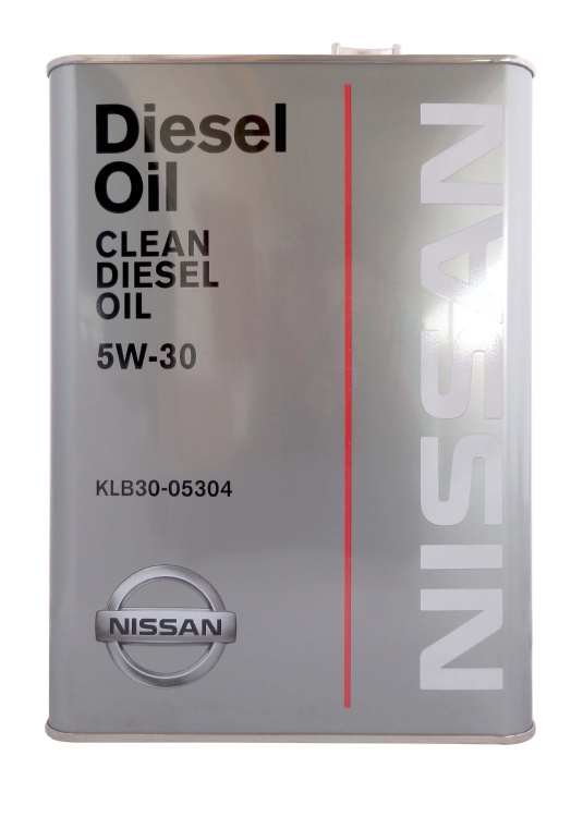 Моторное масло Nissan KLB30-05304 Clean Diesel Oil DL-1 5W-30 4 л