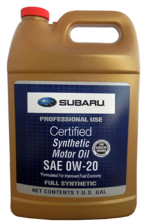 Моторное масло Subaru SOA427V1315 SYNTHETIC OIL 0W-20 3.78 л