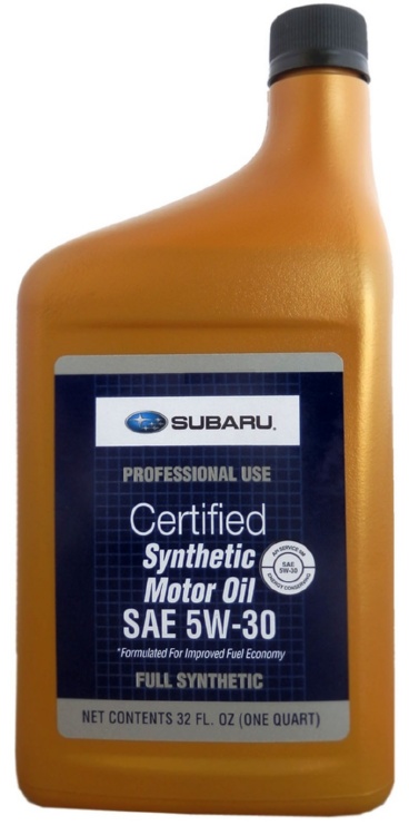Моторное масло Subaru SOA427V1410 SYNTHETIC OIL 5W-30 0.946 л