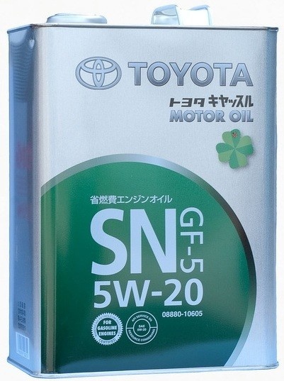 Моторное масло Toyota 08880-10605 SN 5W-20 4 л