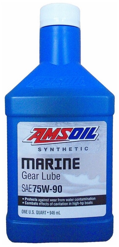 Трансмиссионное масло Amsoil AGMQT MARINE Gear Lube 75W-90 0.946 л