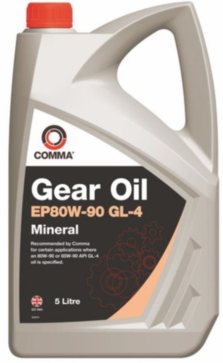 Трансмиссионное масло Comma GO45L Gear Oil GL4 80W-90 5 л
