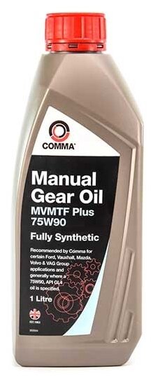 Трансмиссионное масло Comma MVMTFP1L MVMTF Plus 75W-90 1 л