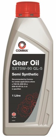 Трансмиссионное масло Comma SX1L Gear Oil GL-5 75W-90 1 л