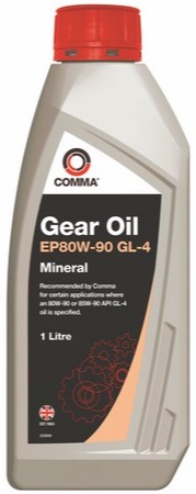 Трансмиссионное масло Comma GO41L Gear Oil GL4 80W-90 1 л
