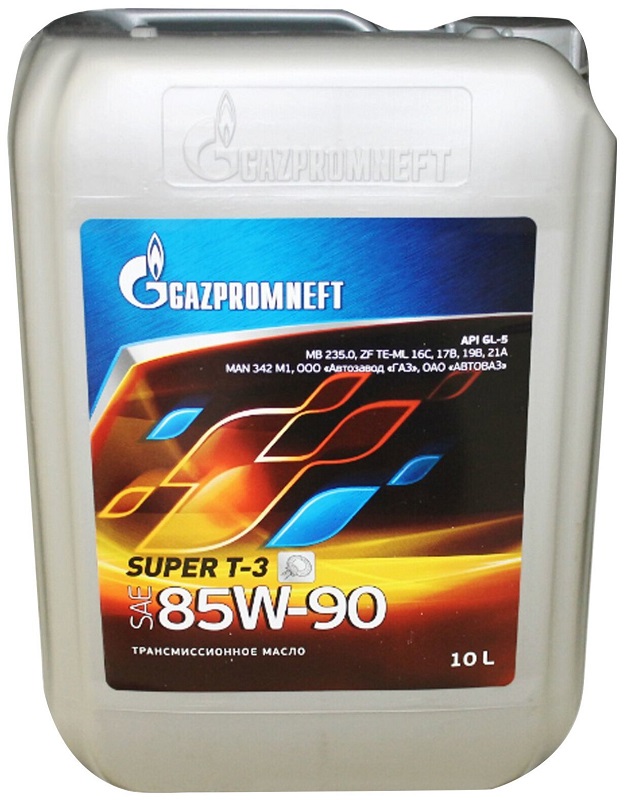 Трансмиссионное масло Gazpromneft 4630002599231 Super T-3 85W-90 10 л