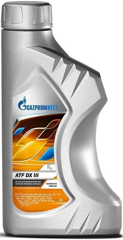 Трансмиссионное масло Gazpromneft 4650063116077 ATF DX III  1 л