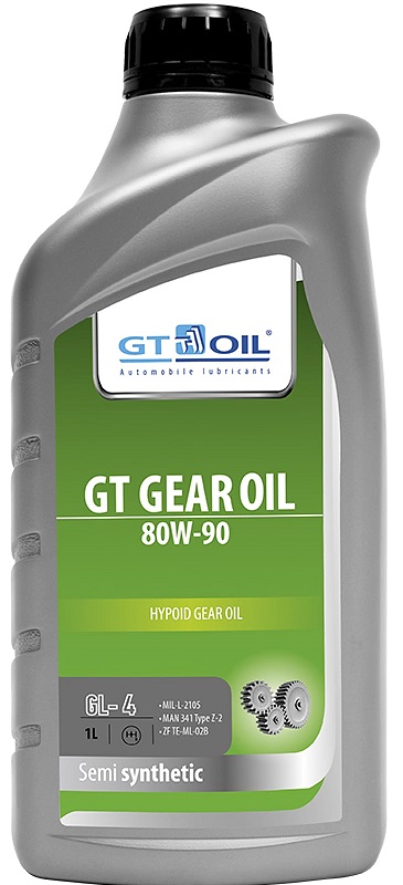 Трансмиссионное масло Gt oil 880 905940 781 3 GT GEAR Oil 80W-90 1 л