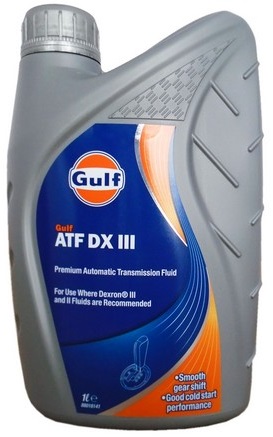 Трансмиссионное масло Gulf 5056004123110 ATF DX III  1 л