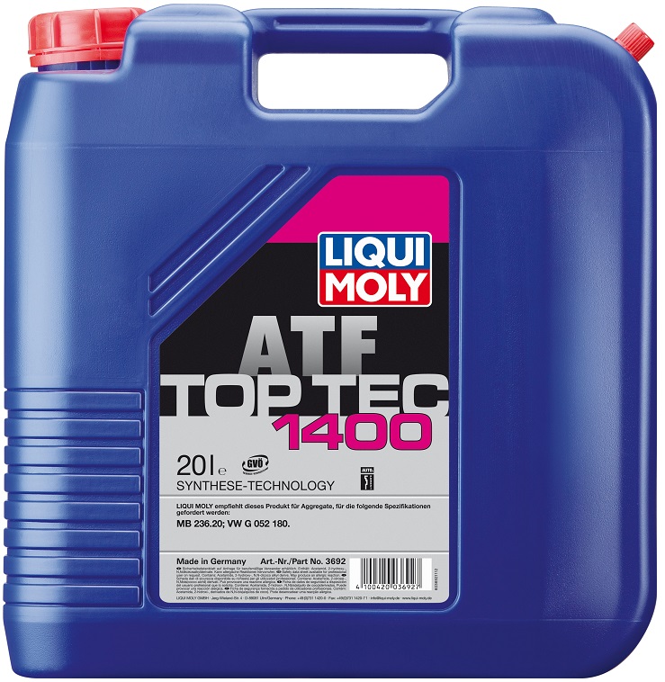 Трансмиссионное масло Liqui Moly 3692 Top Tec ATF 1400  20 л