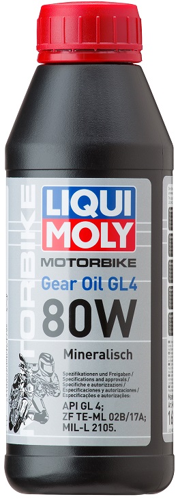 Трансмиссионное масло Liqui Moly 1617 Motorrad Gear Oil 80W 0.5 л