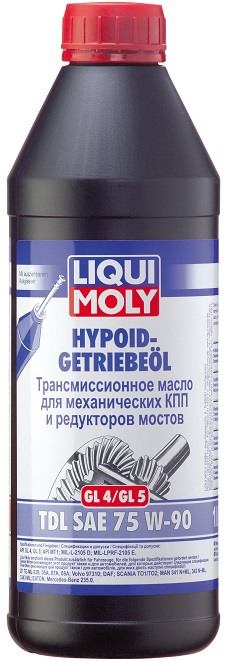 Трансмиссионное масло Liqui Moly 3945 HYPOID-GETRIEBEOEL TDL 75W-90 1 л